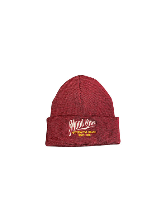 Beanie bordeaux logo vintage