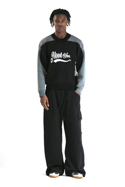 Maglione logo nero