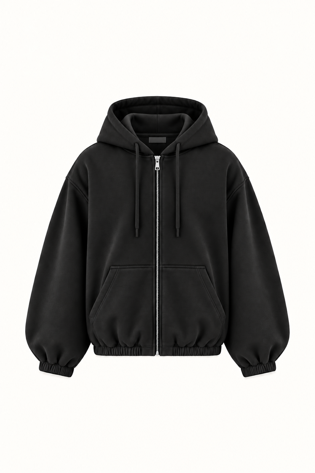Black Mood-one Zip Hoodie