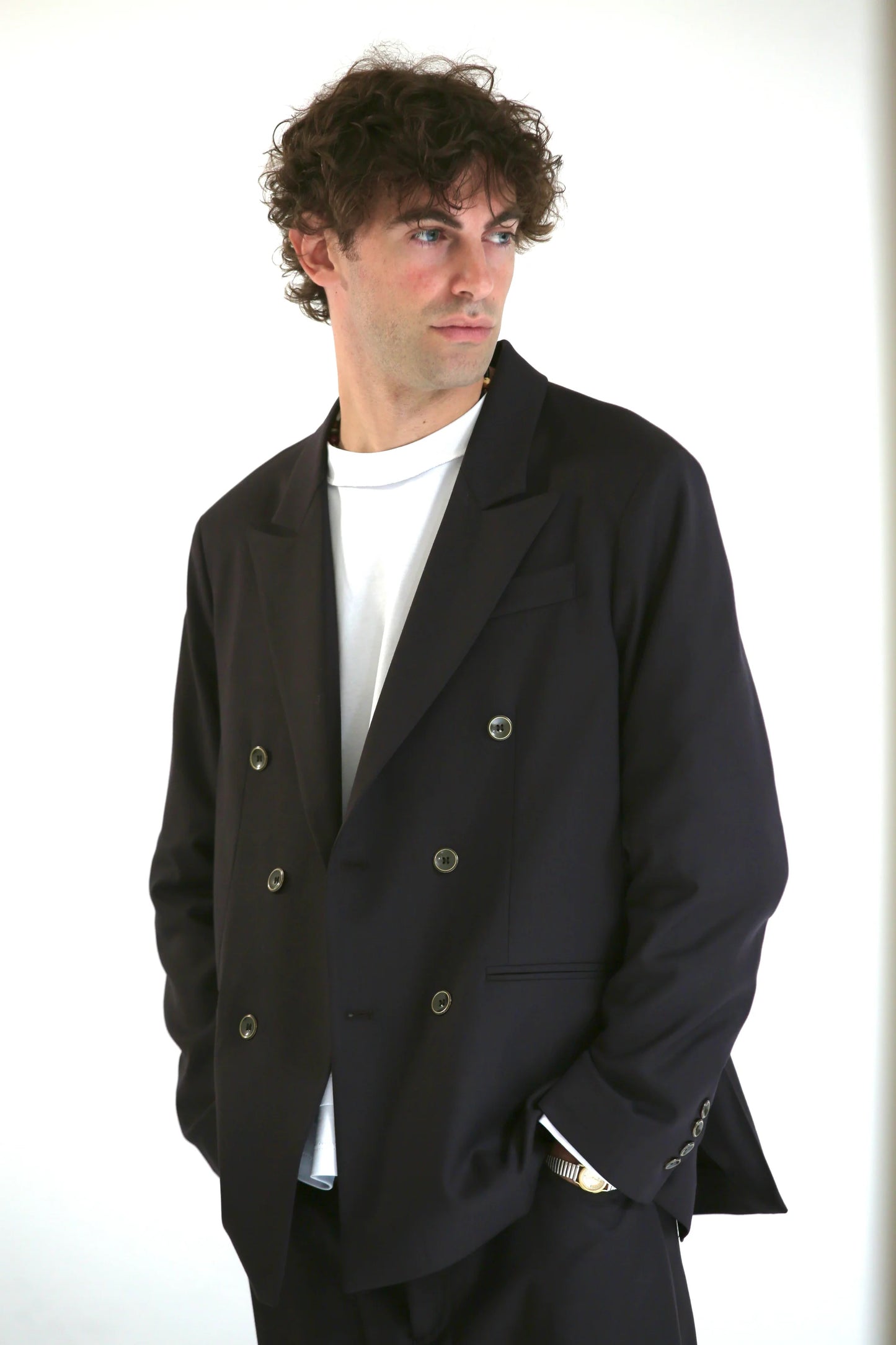 Giacca doppiopetto moro