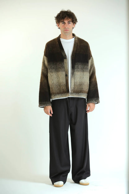 Cardigan mohair moro/biege