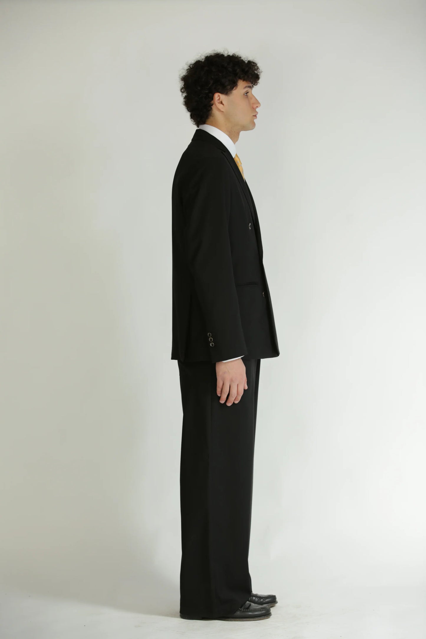 Giacca doppiopetto nera