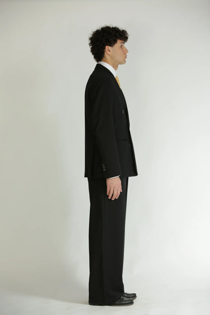 Giacca doppiopetto nera