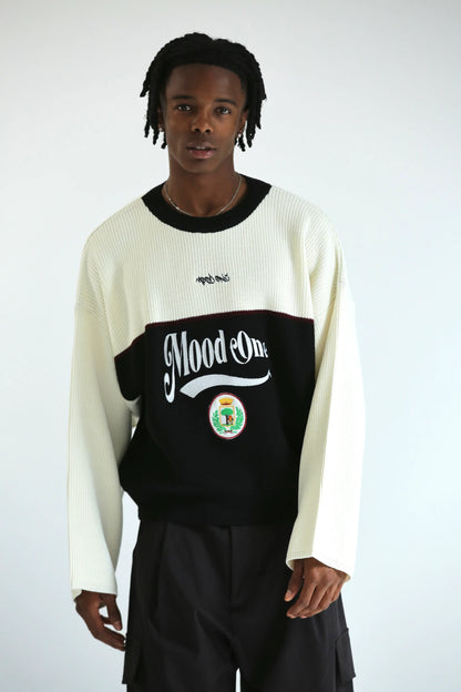 Maglione logo bicolor