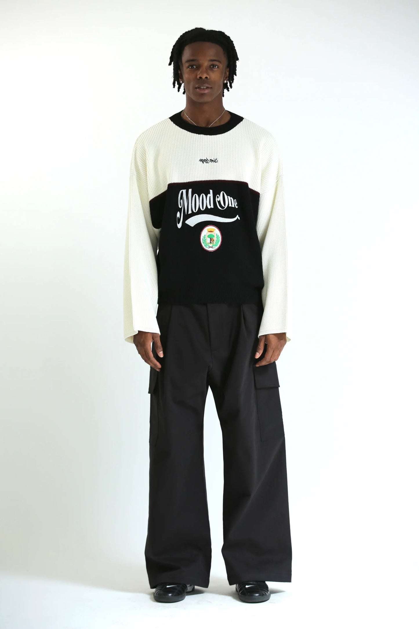 Maglione logo bicolor