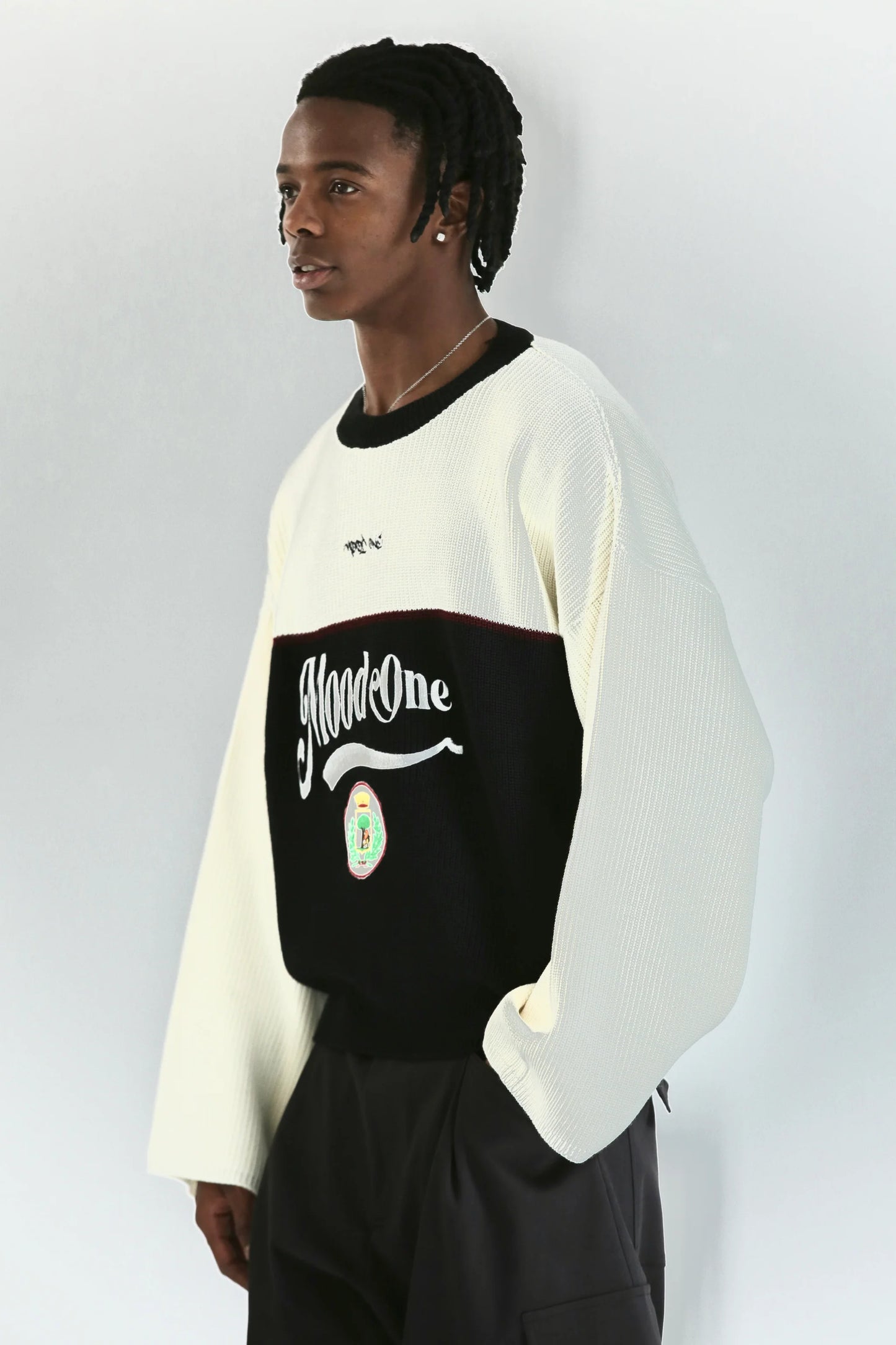 Maglione logo bicolor
