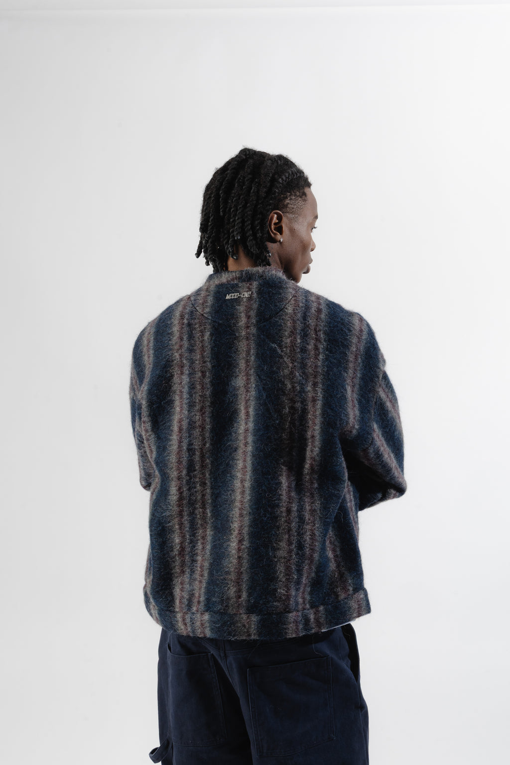 Blue / Violet Mohair Cardigan