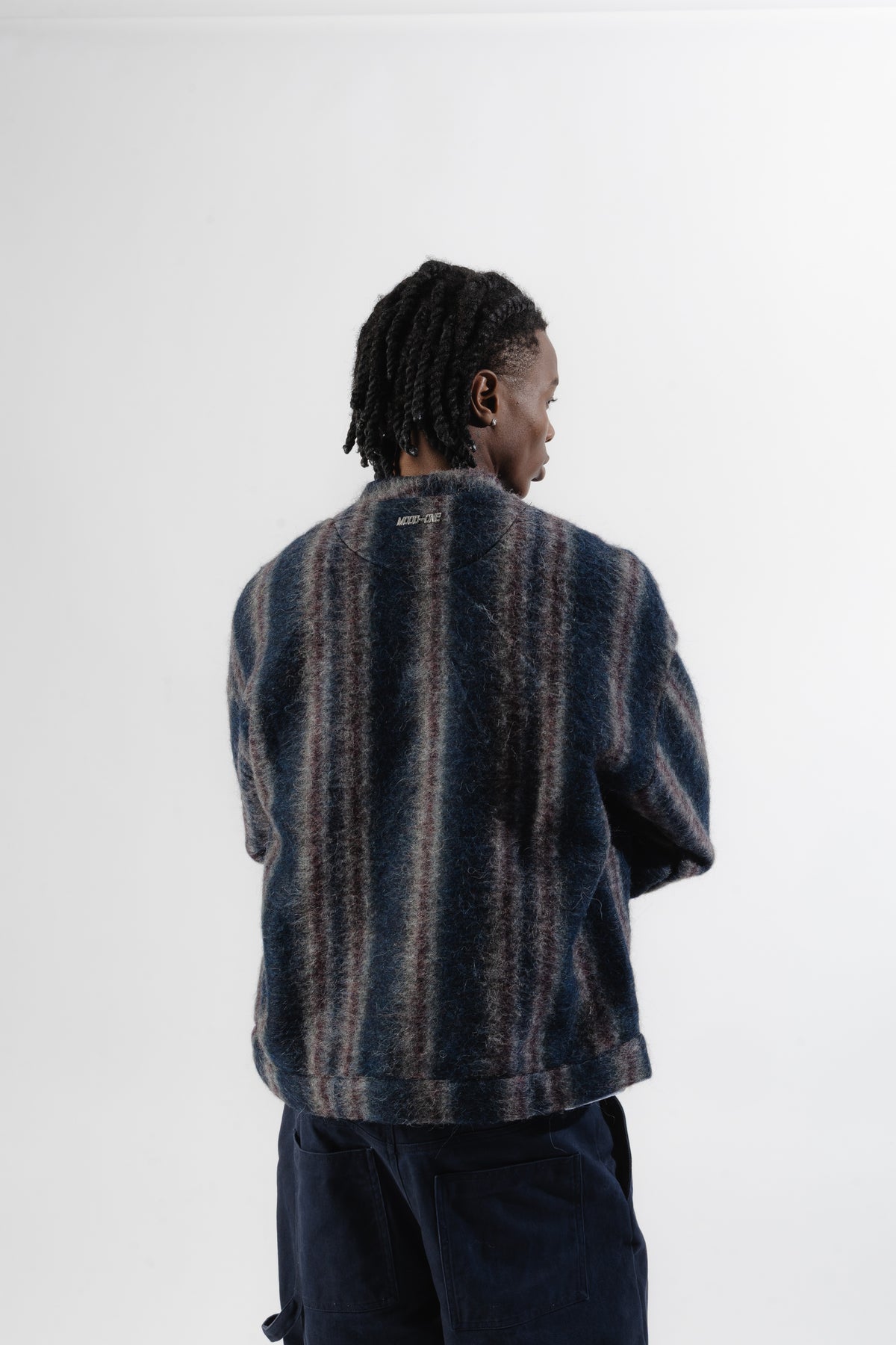 Blue / Violet Mohair Cardigan