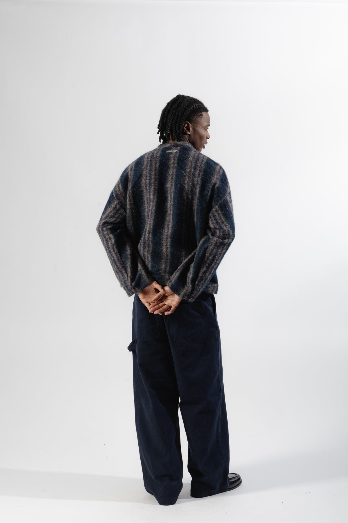 Blue / Violet Mohair Cardigan