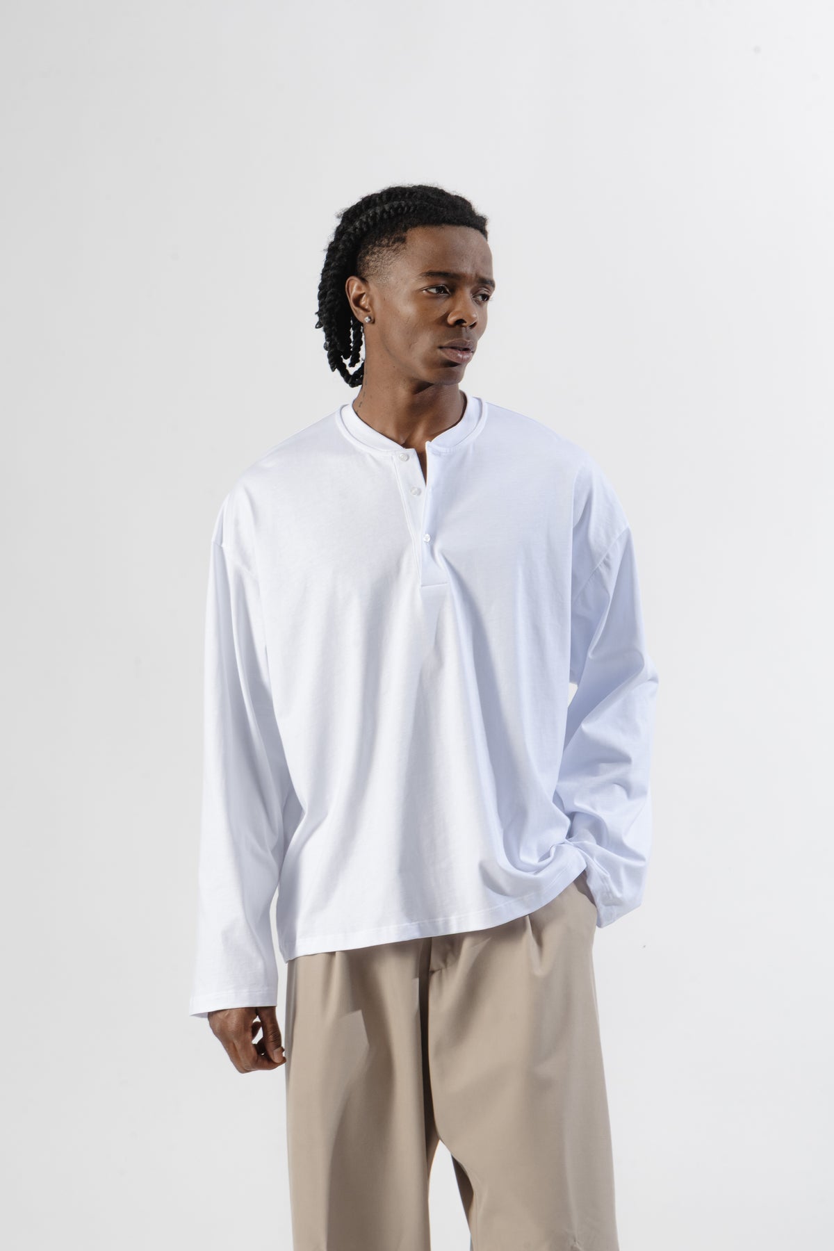 White Serafino Longsleeve