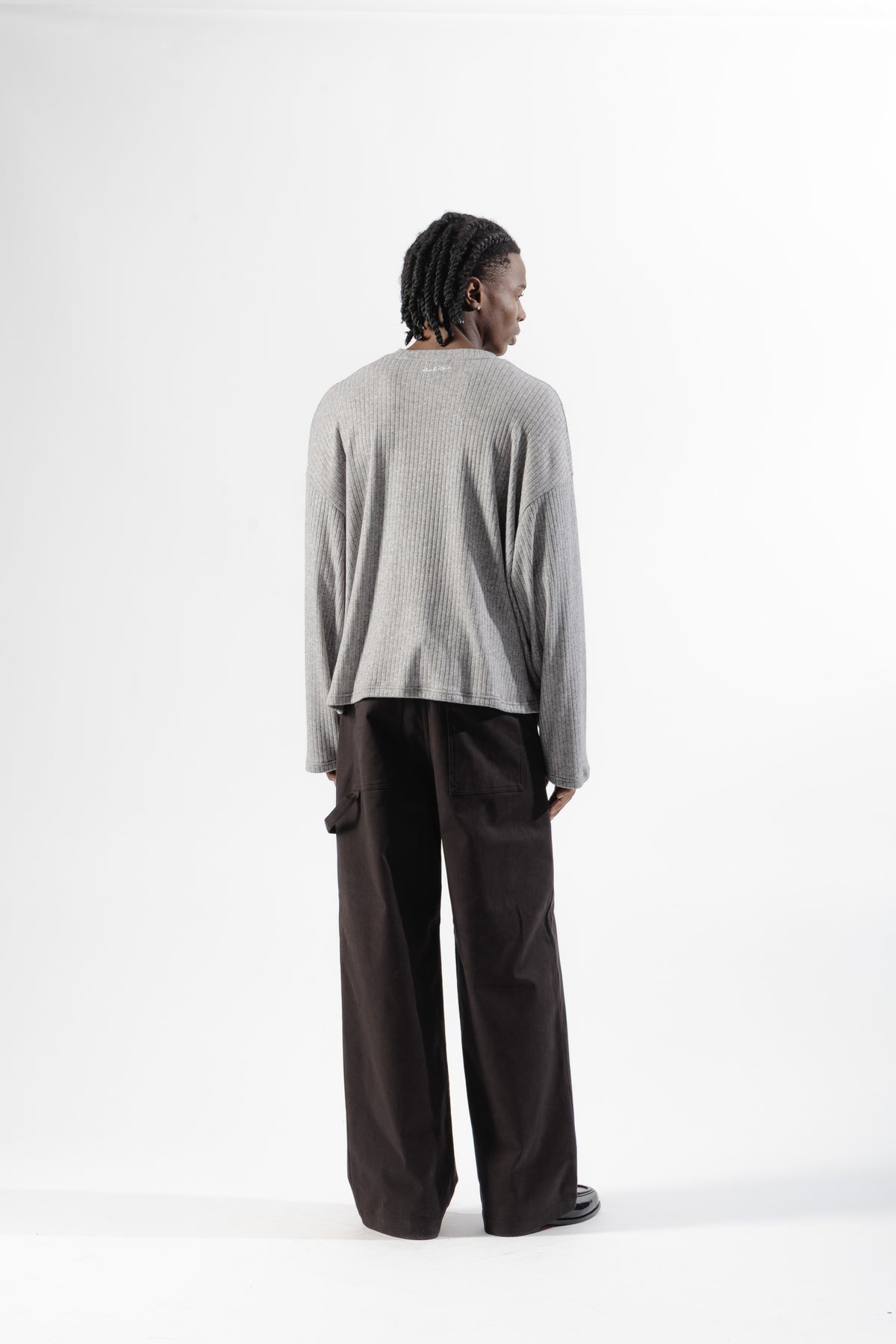 Grey Ribbed Longsleeve