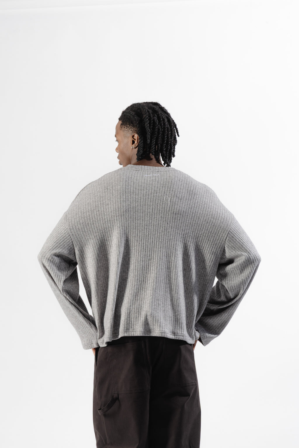 Grey Ribbed Longsleeve