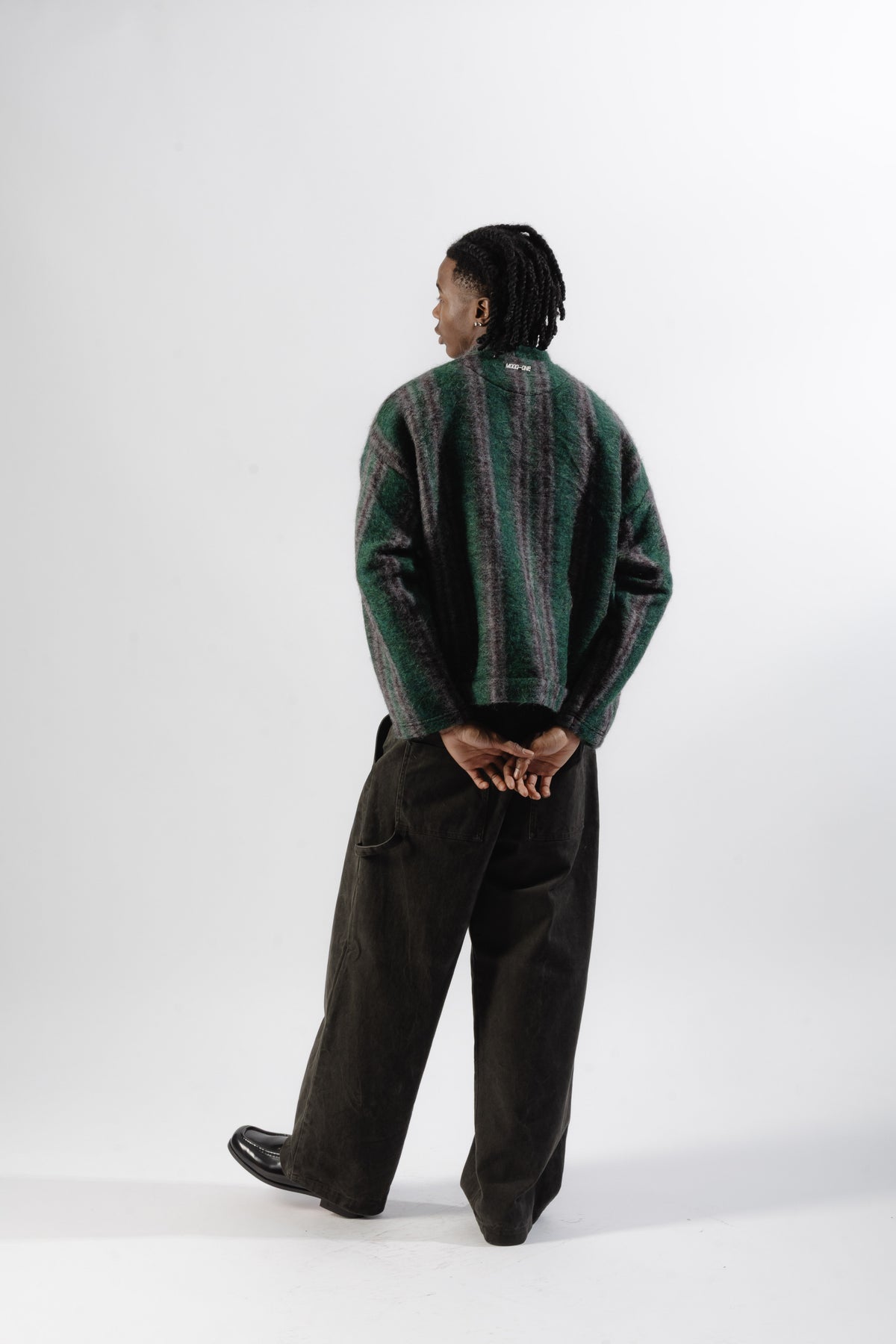 Forest Green Mohair Cardigan