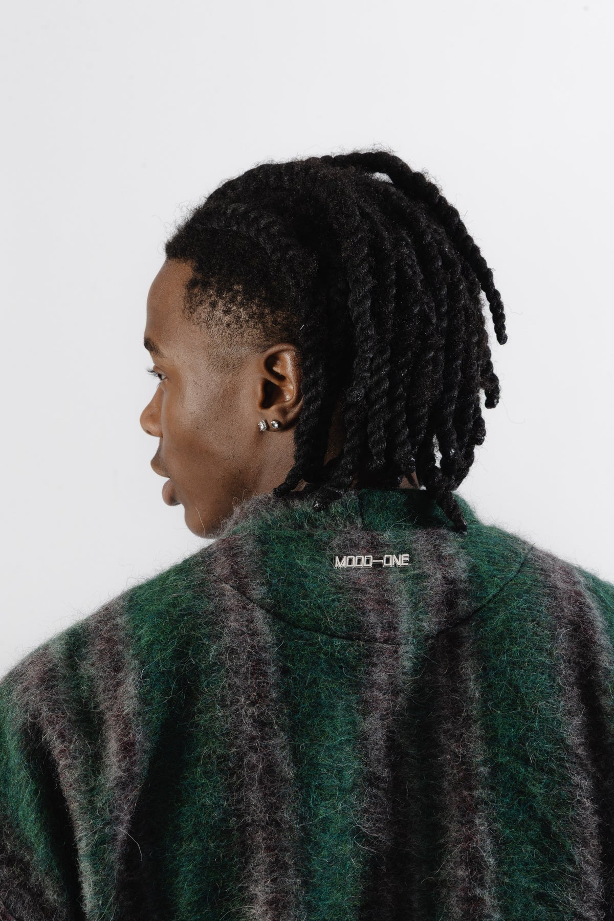 Forest Green Mohair Cardigan