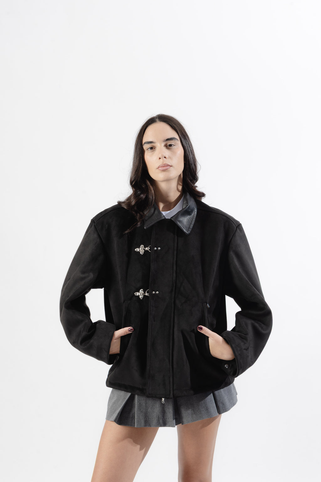 Black Clasp Jacket