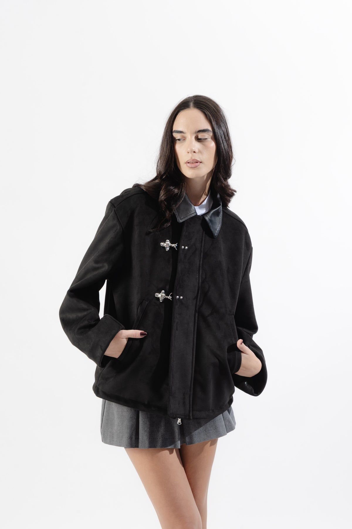Black Clasp Jacket