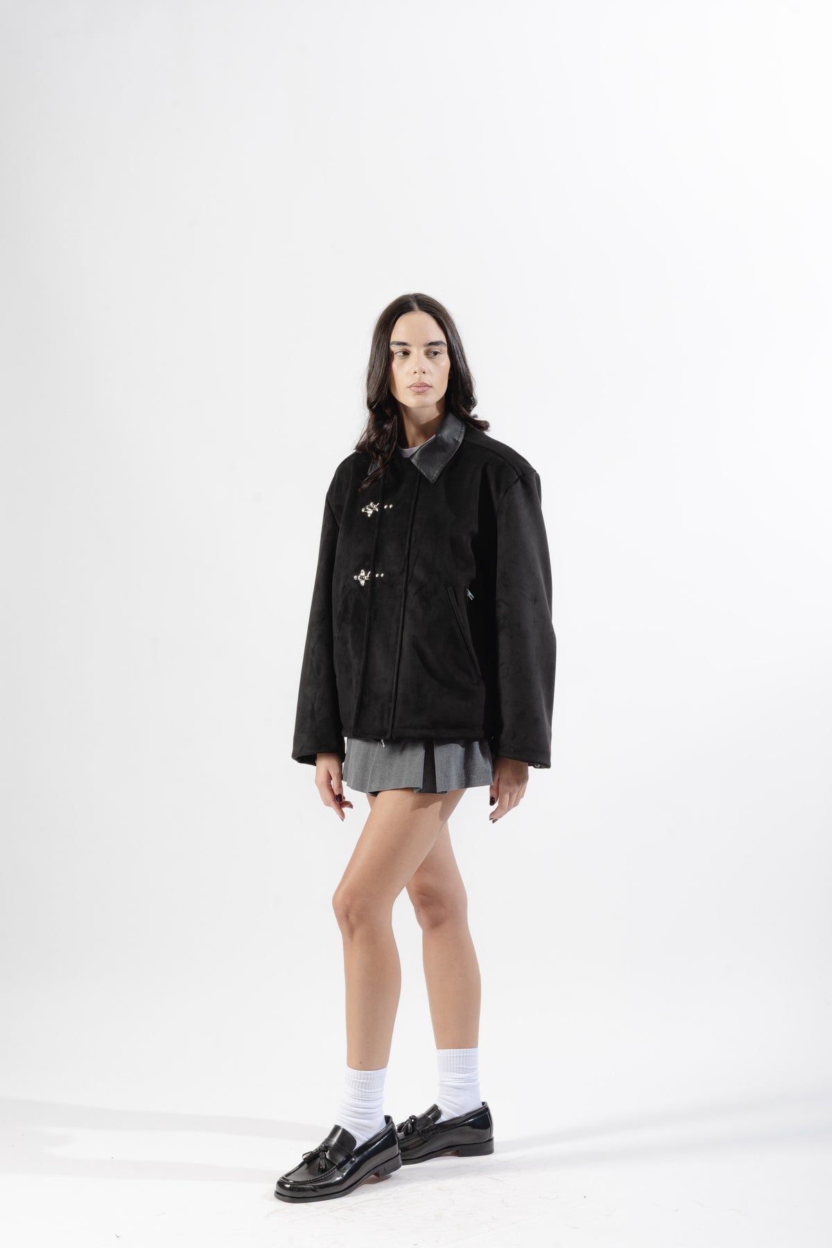 Black Clasp Jacket