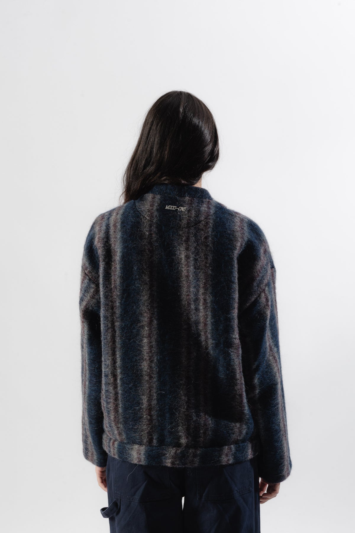 Blue / Violet Mohair Cardigan