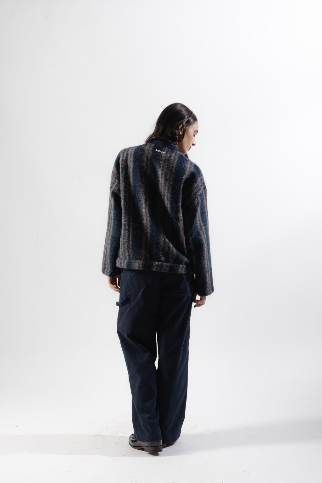 Blue / Violet Mohair Cardigan