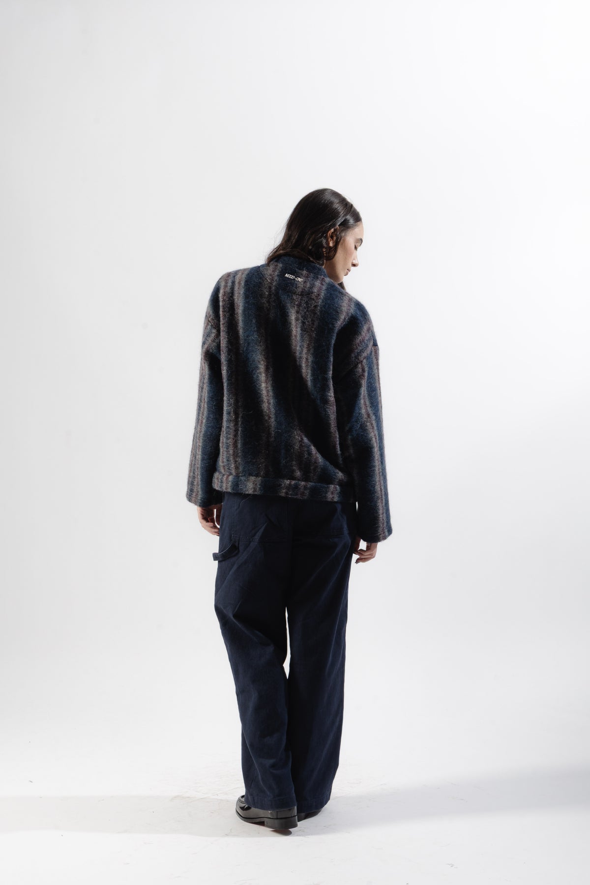 Blue / Violet Mohair Cardigan