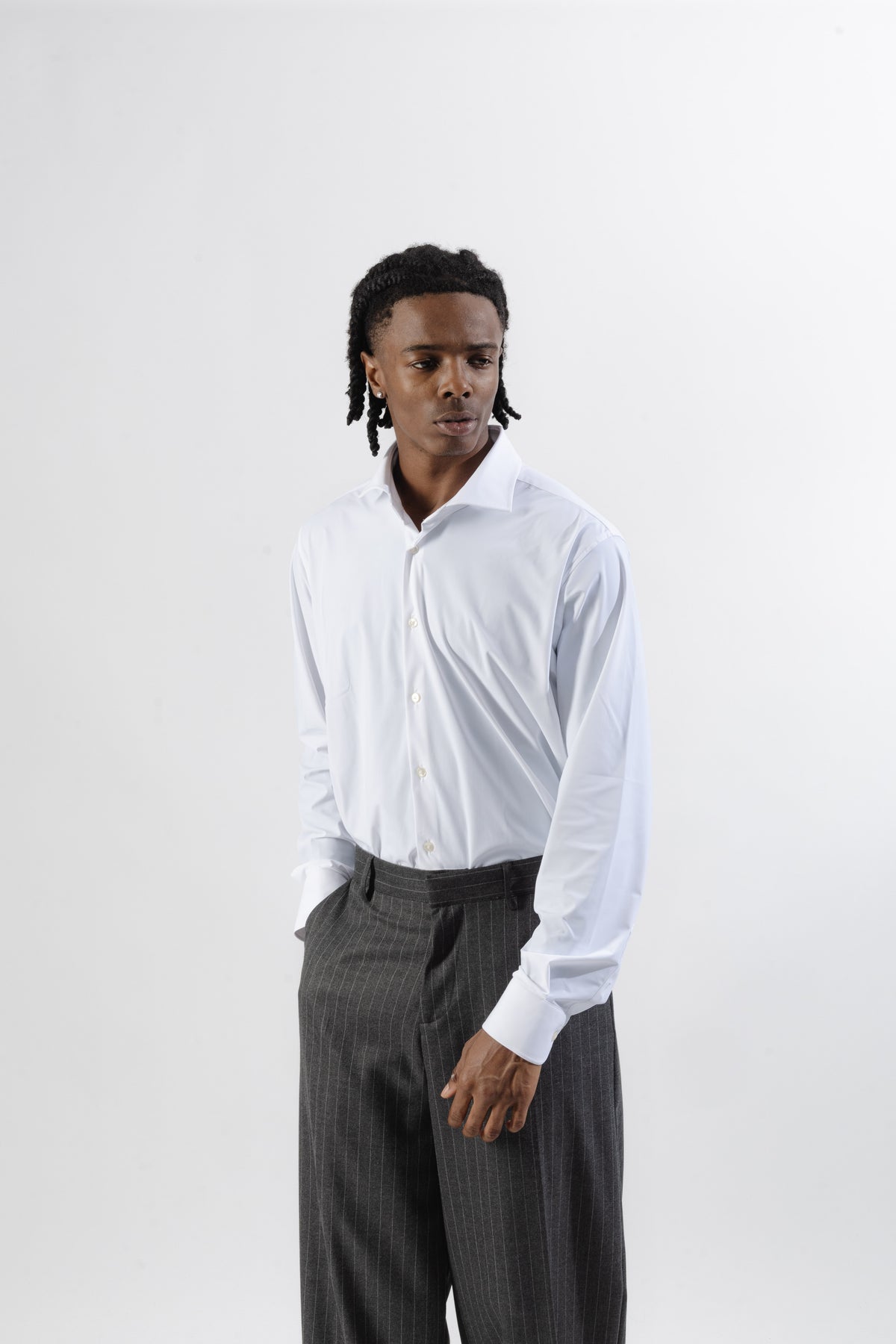 White Non-Iron Slim-Fit Shirt