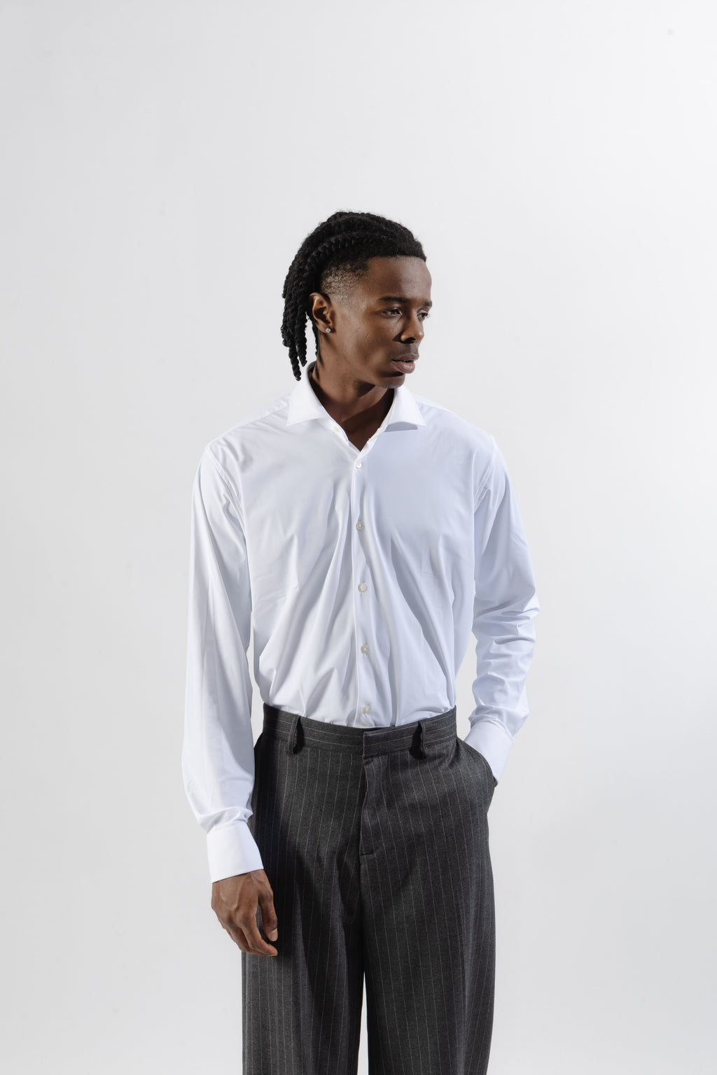 White Non-Iron Slim-Fit Shirt