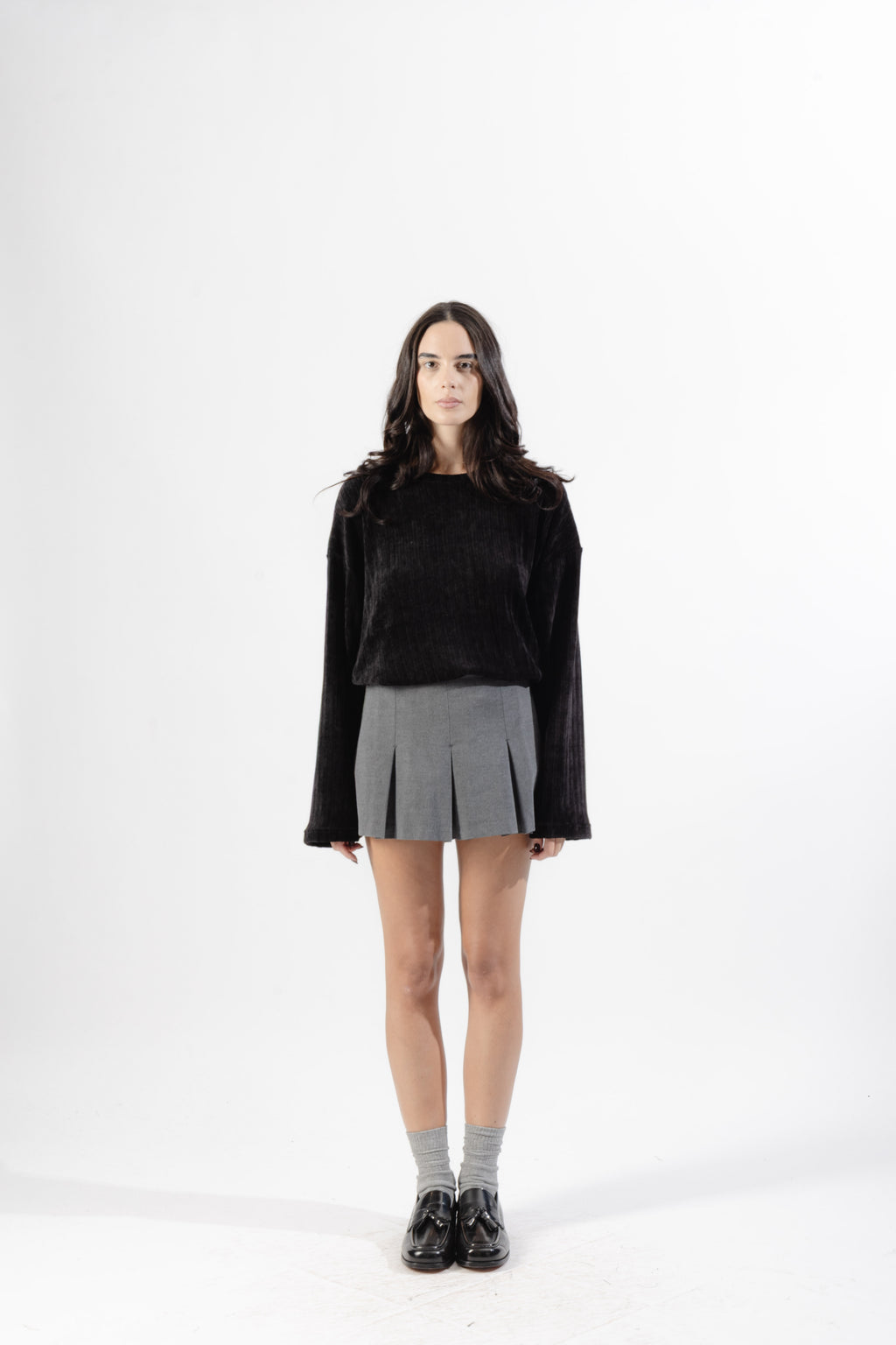 Black Chenille Longsleeve