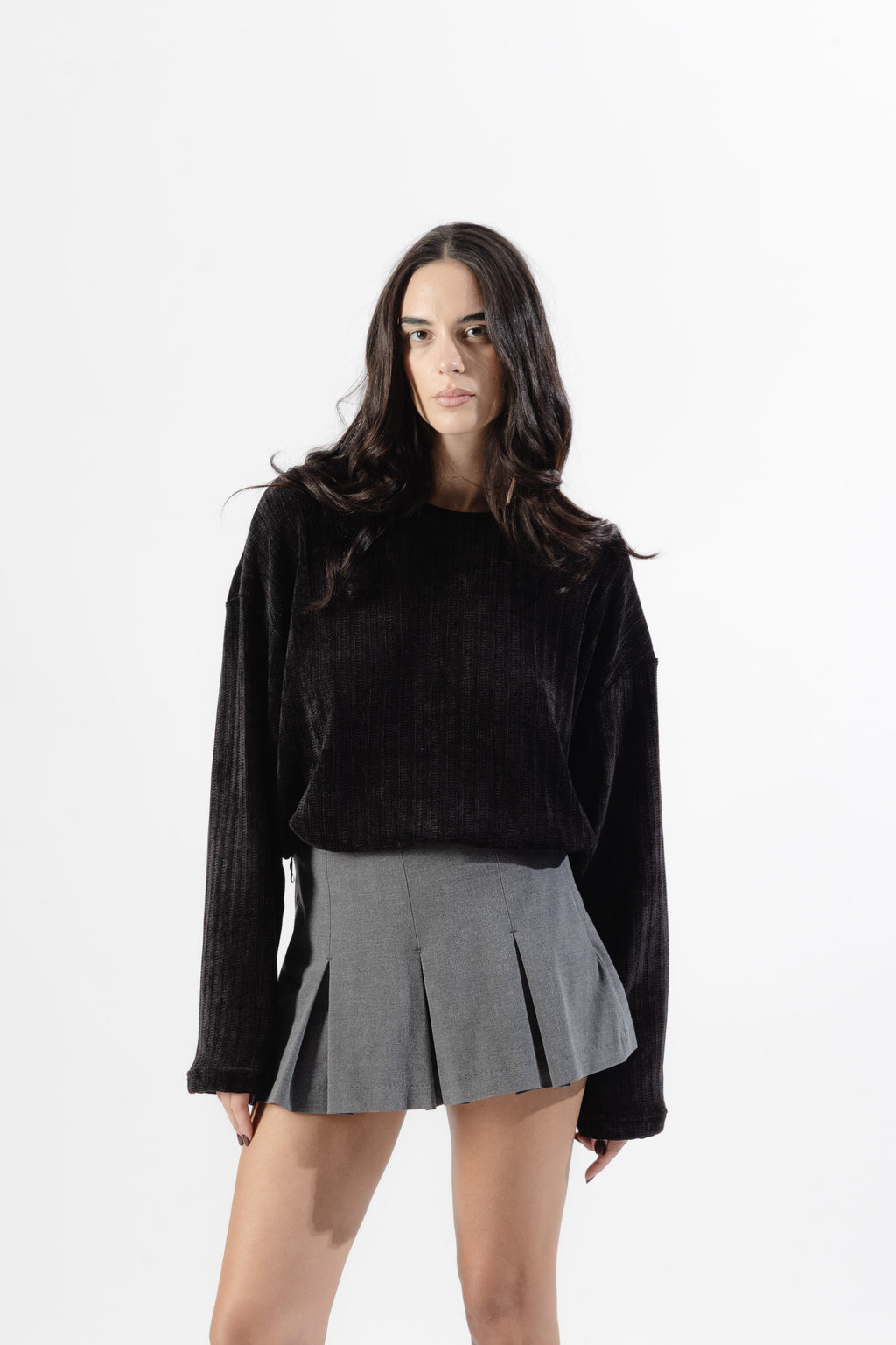 Black Chenille Longsleeve