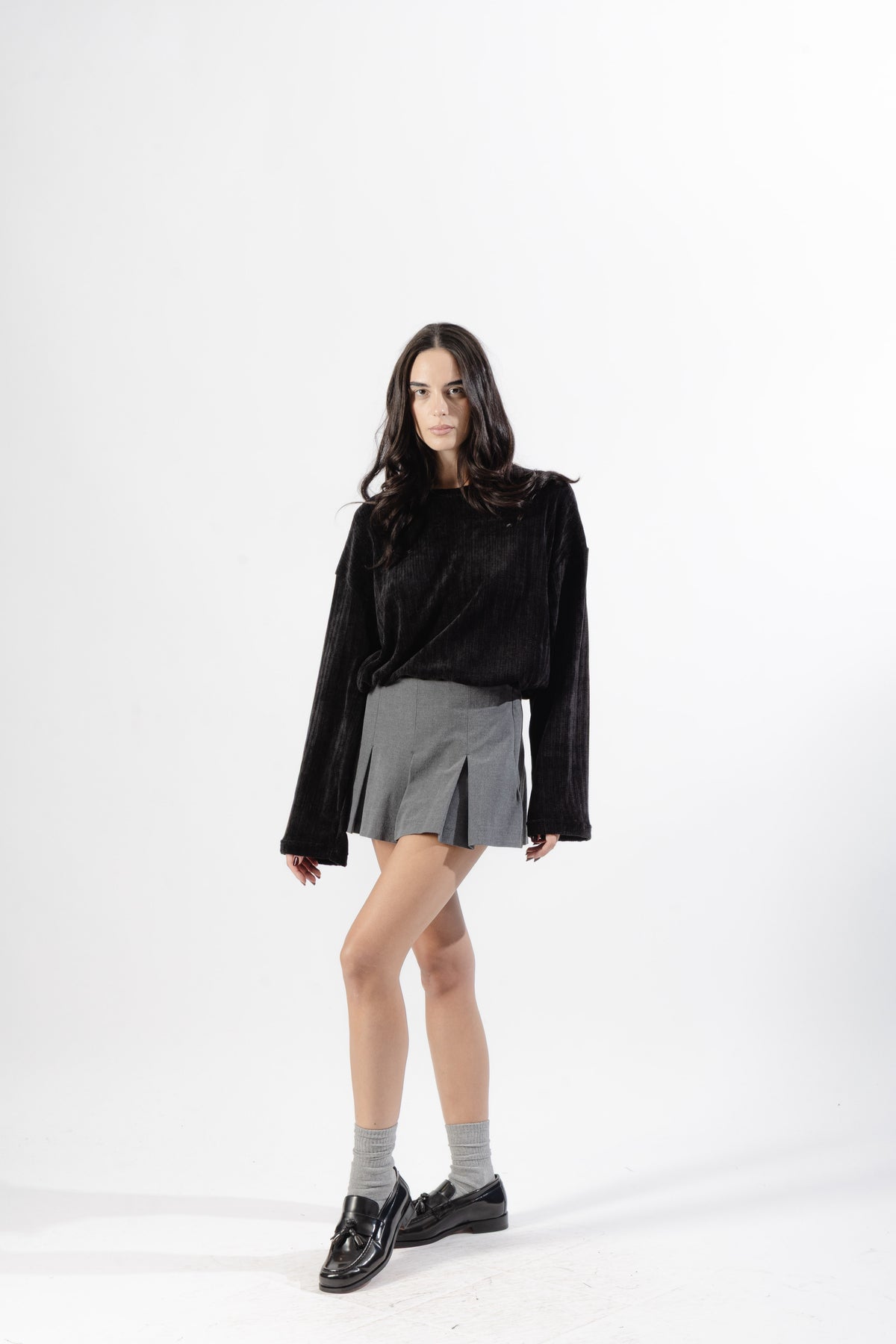 Black Chenille Longsleeve