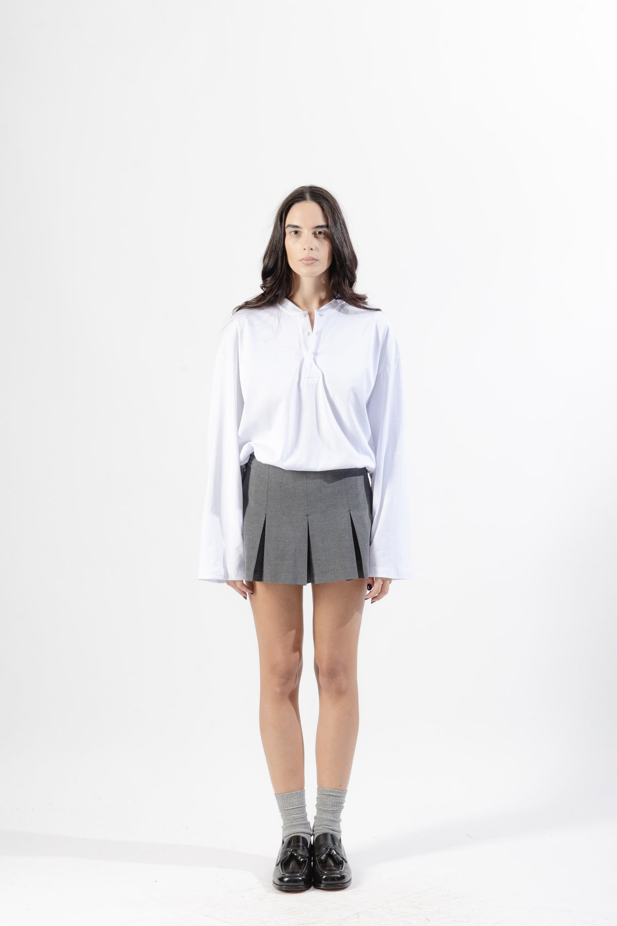 White Serafino Longsleeve