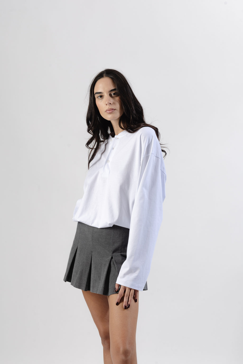 White Serafino Longsleeve