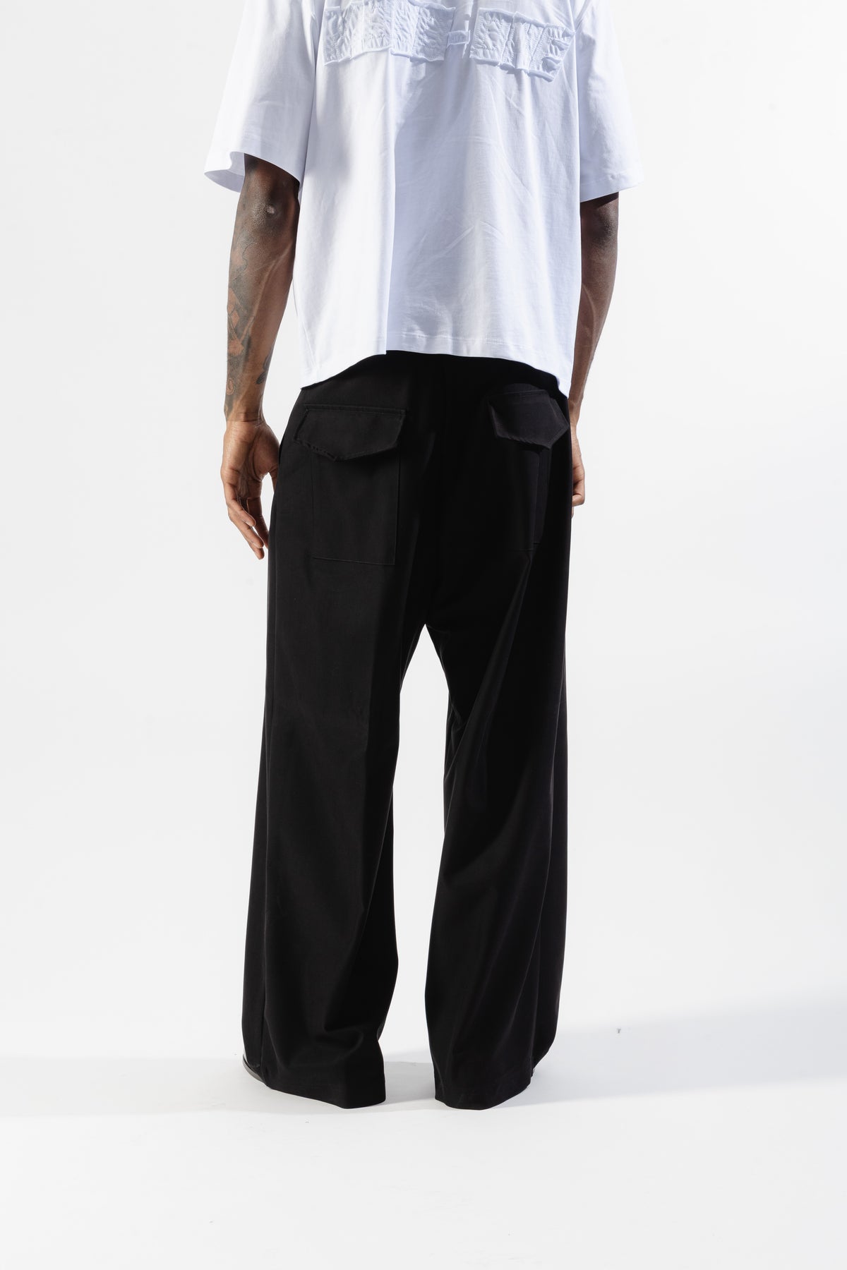 Black Wide Leg Trousers