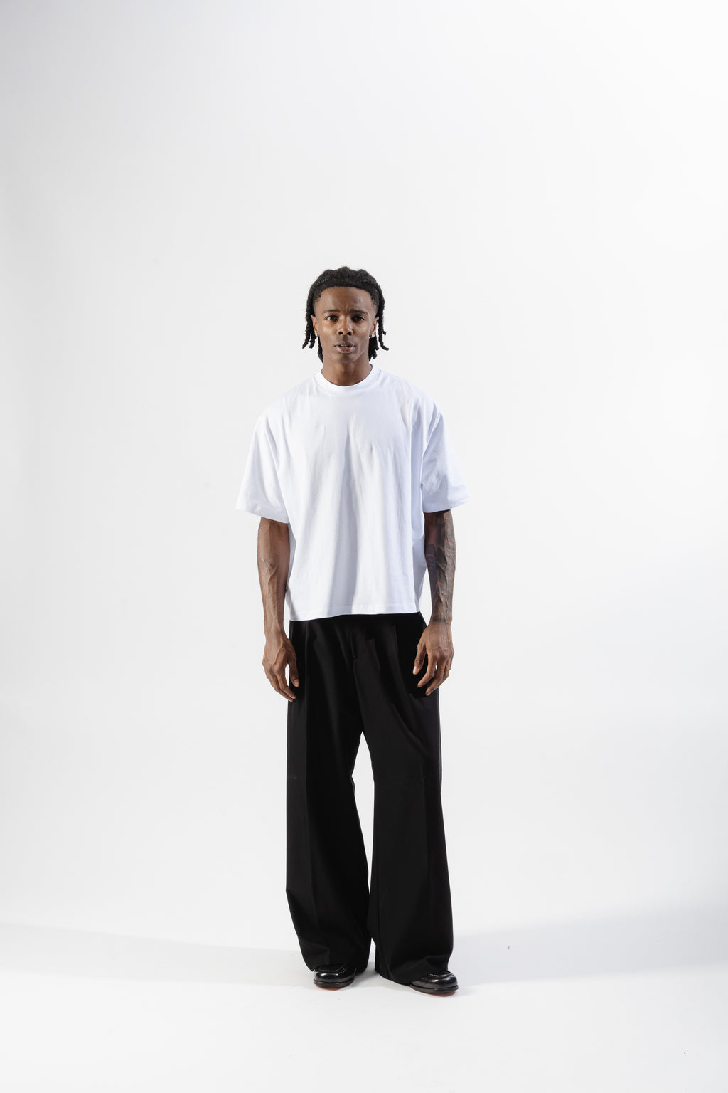 Black Wide Leg Trousers