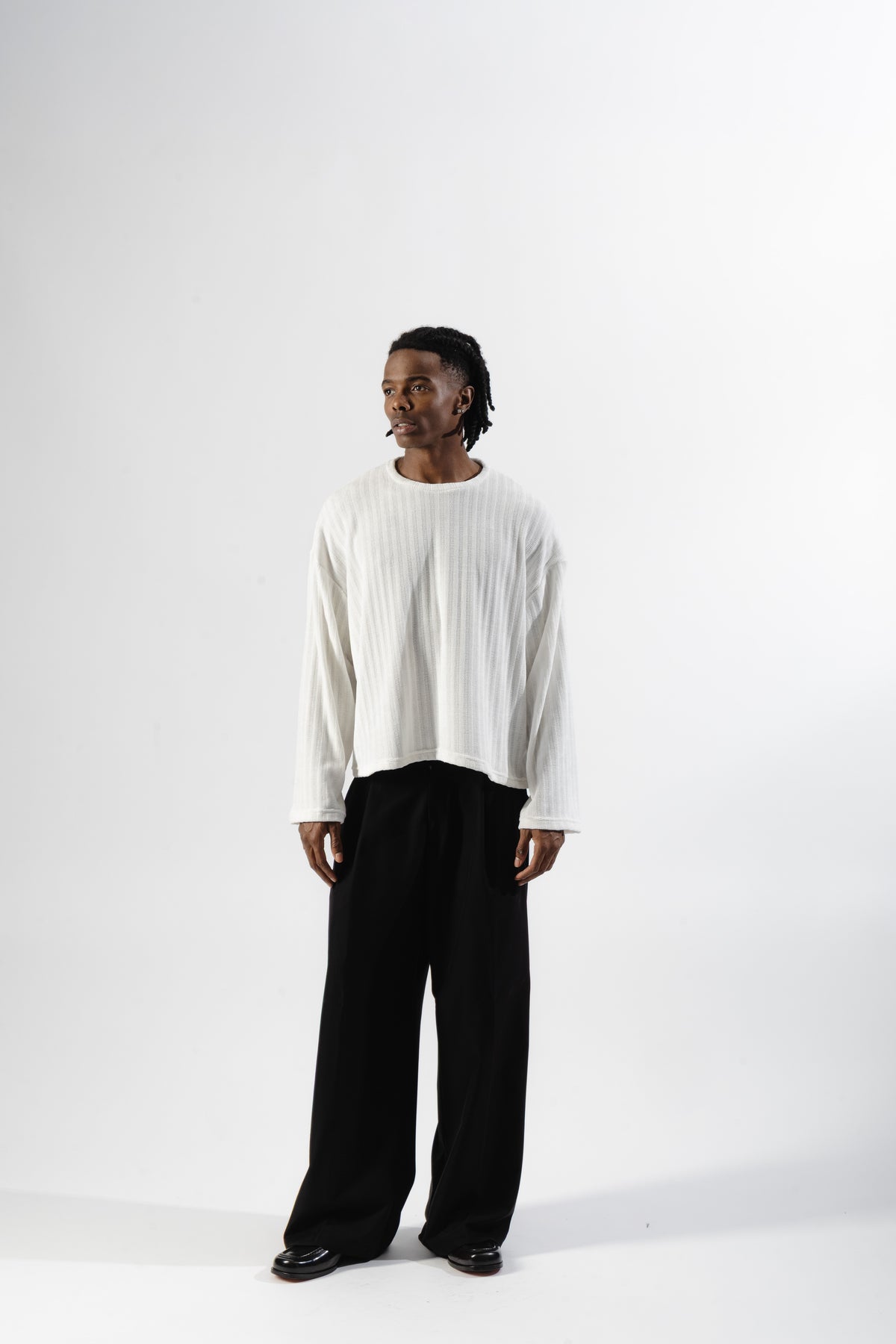 White Chenille Longsleeve