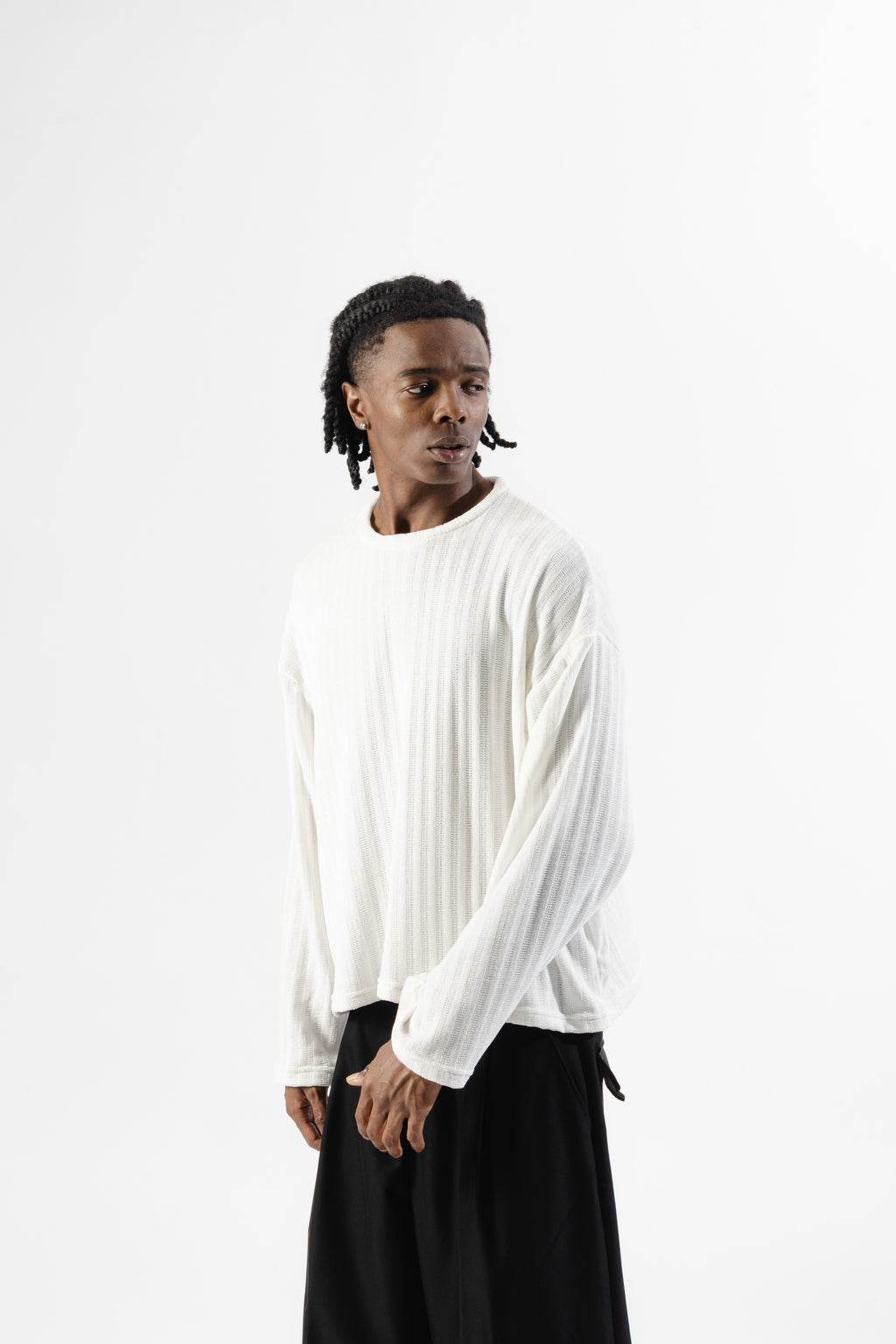 White Chenille Longsleeve