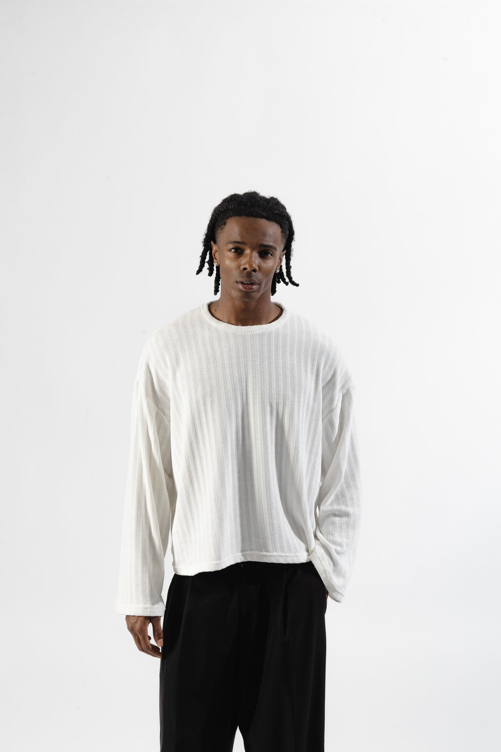 White Chenille Longsleeve