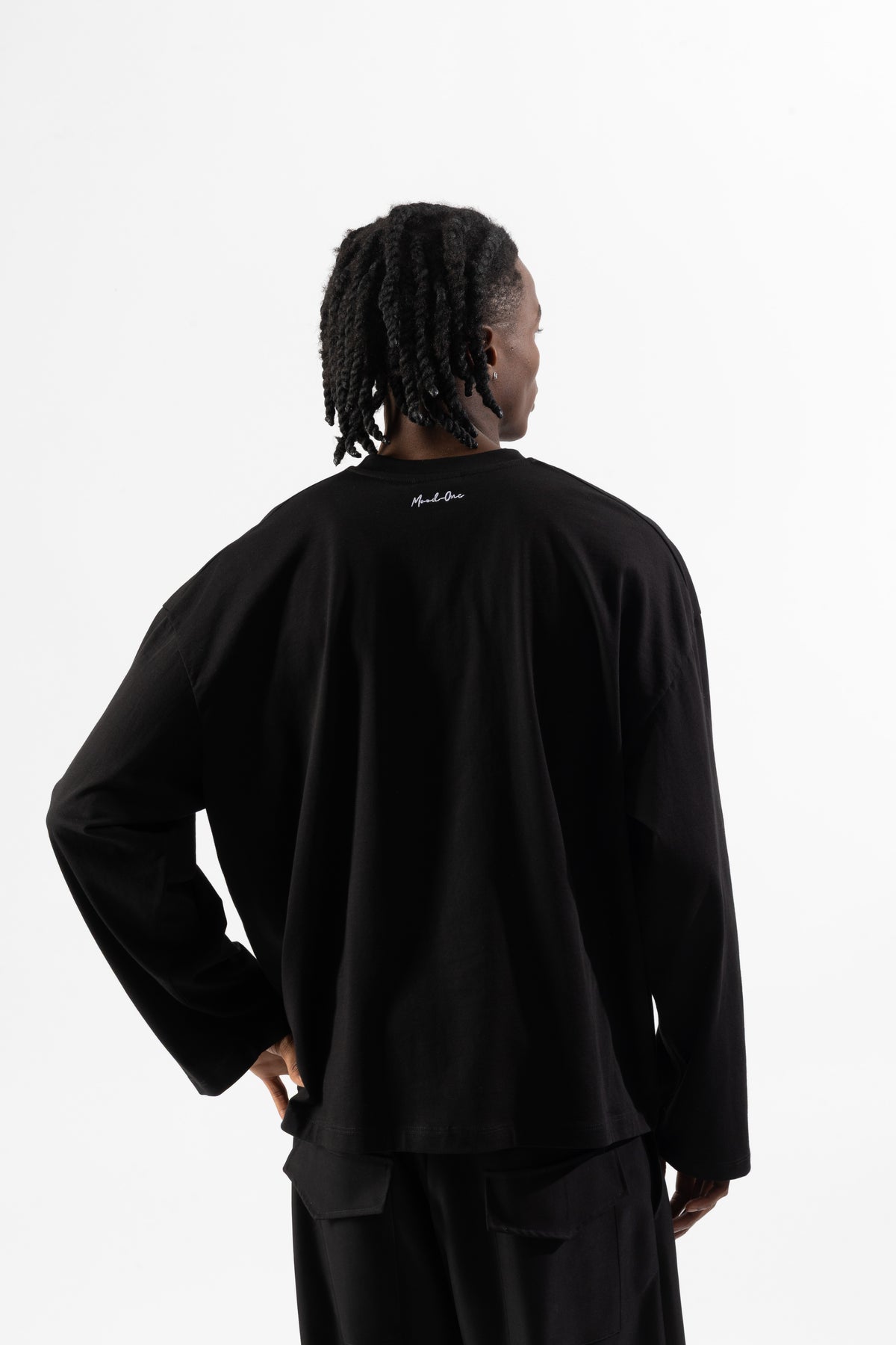 Black Serafino Longsleeve