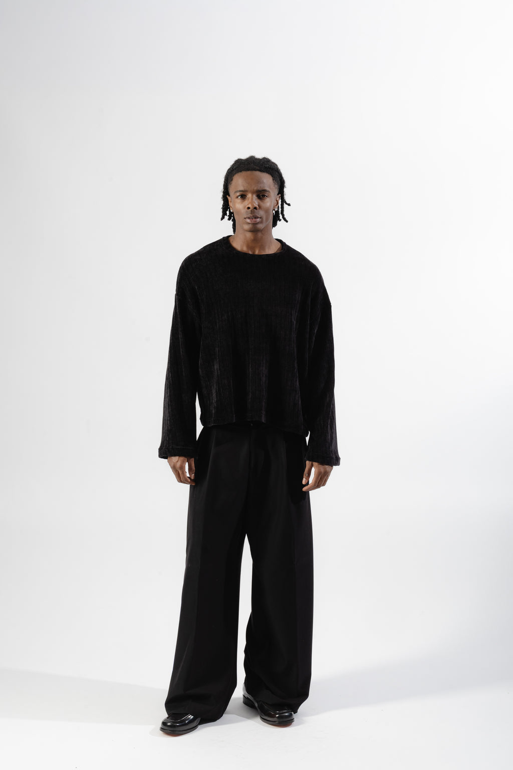 Black Chenille Longsleeve