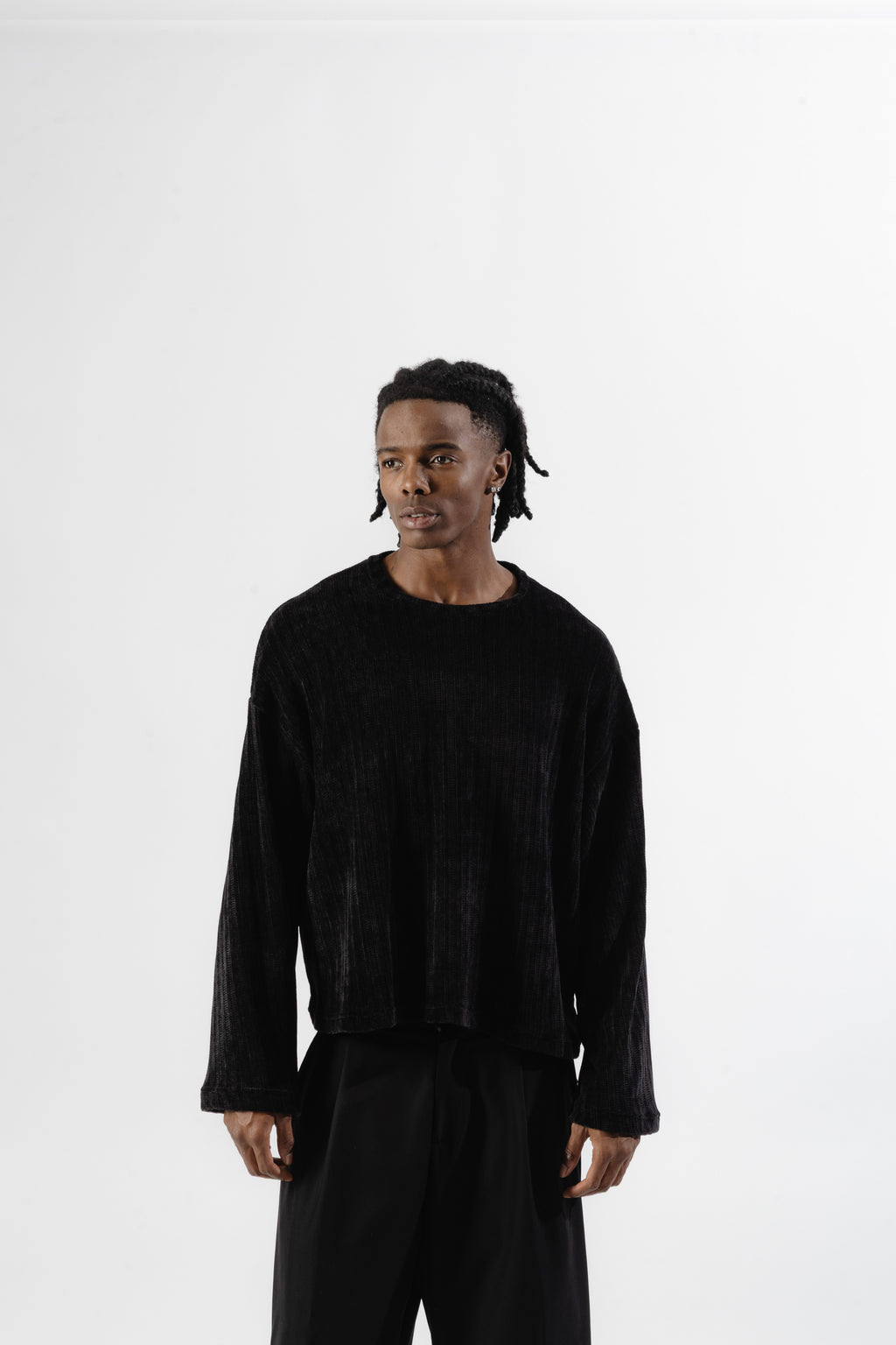 Black Chenille Longsleeve
