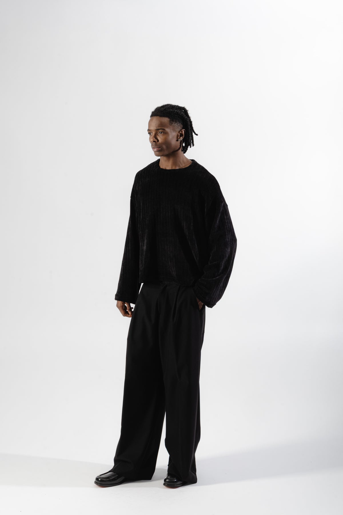 Black Chenille Longsleeve