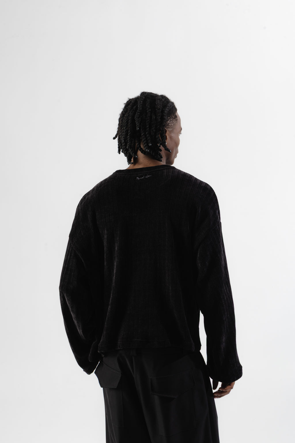 Black Chenille Longsleeve