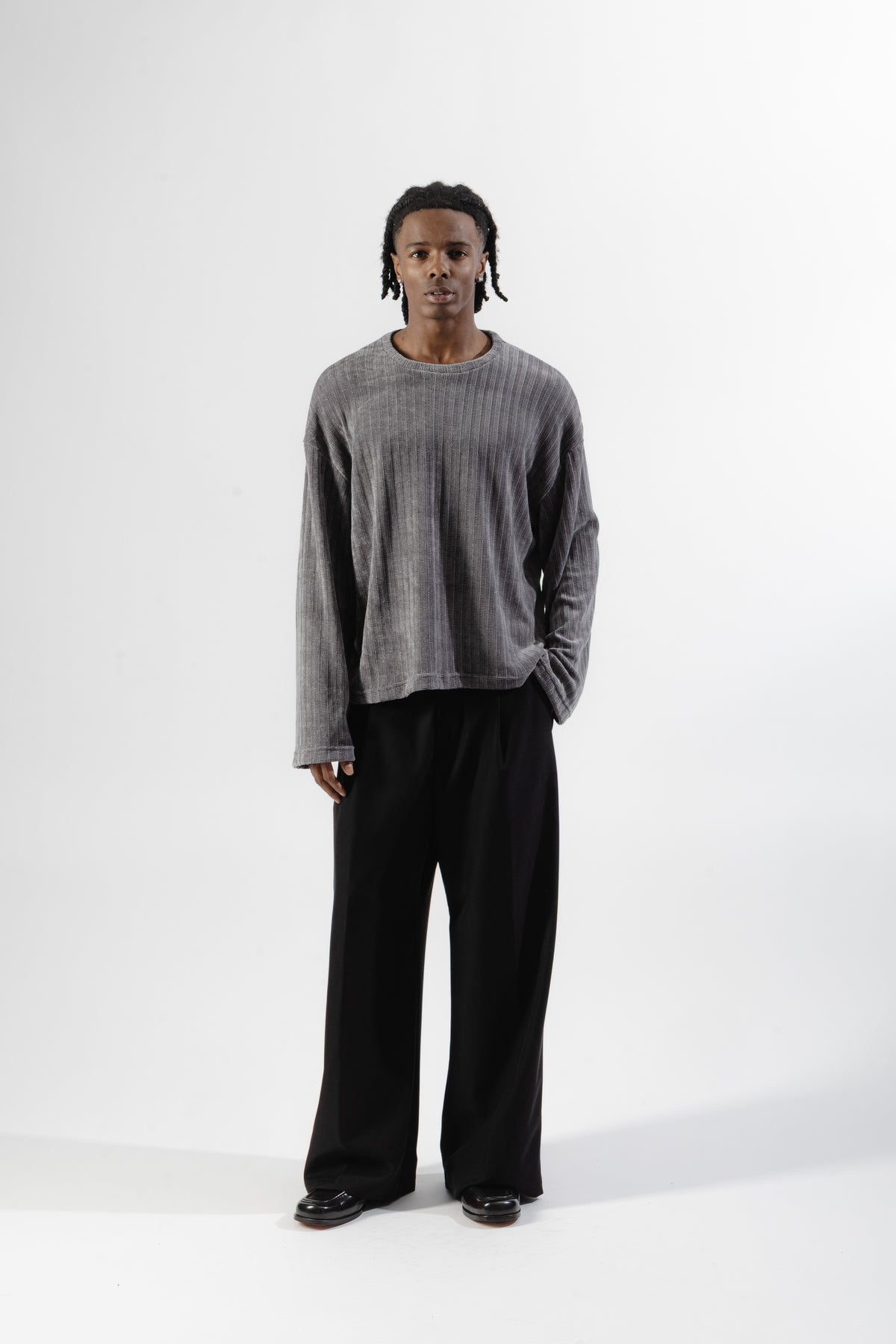 Grey Chenille Longsleeve