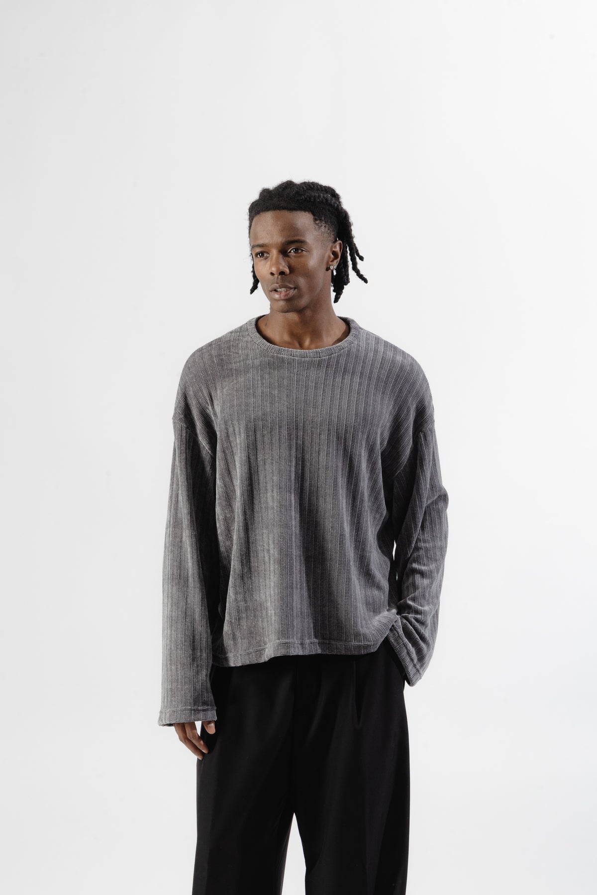 Grey Chenille Longsleeve