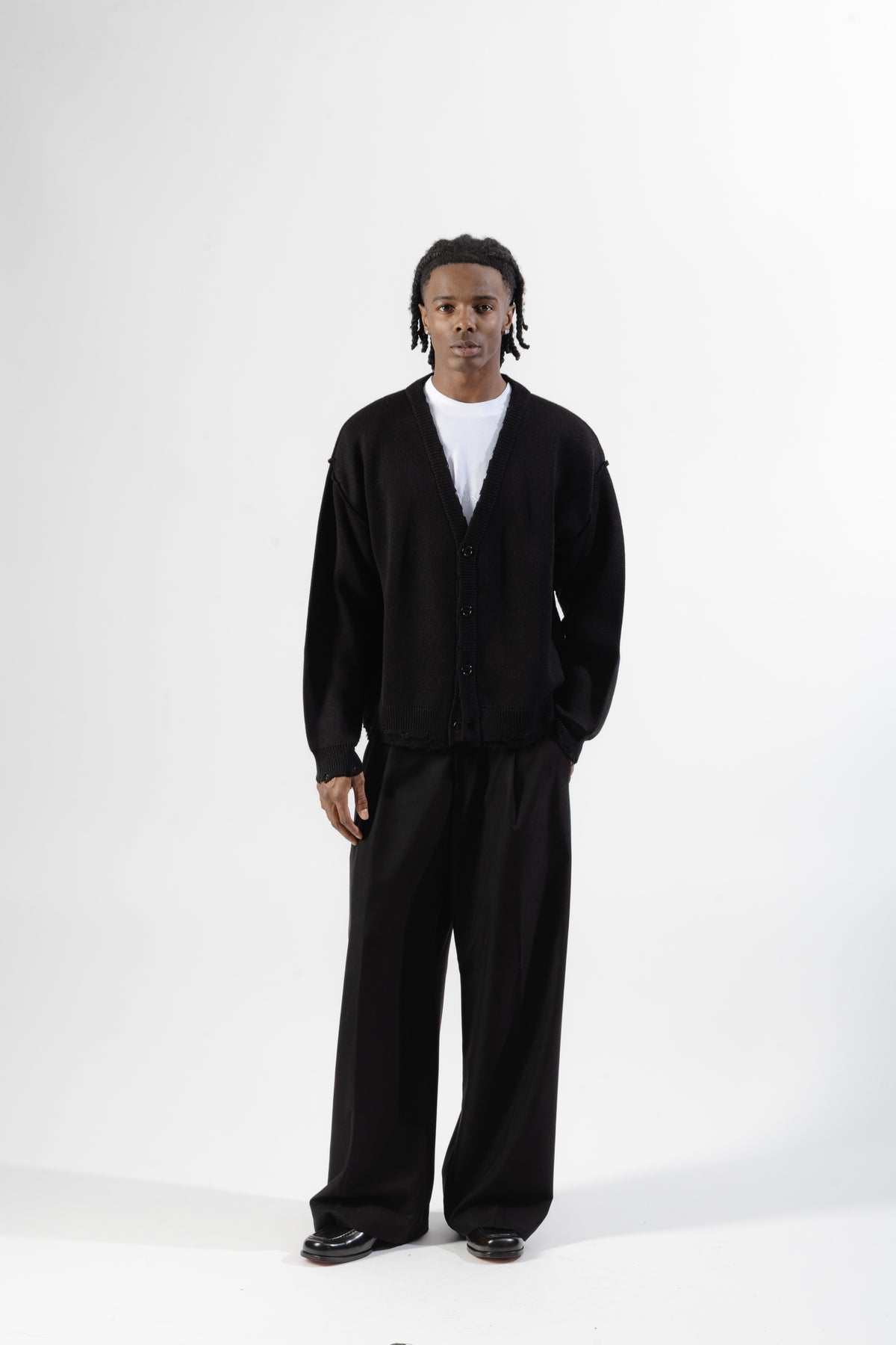 Black Wide Leg Trousers