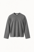 Grey Soft Serafino Longsleeve