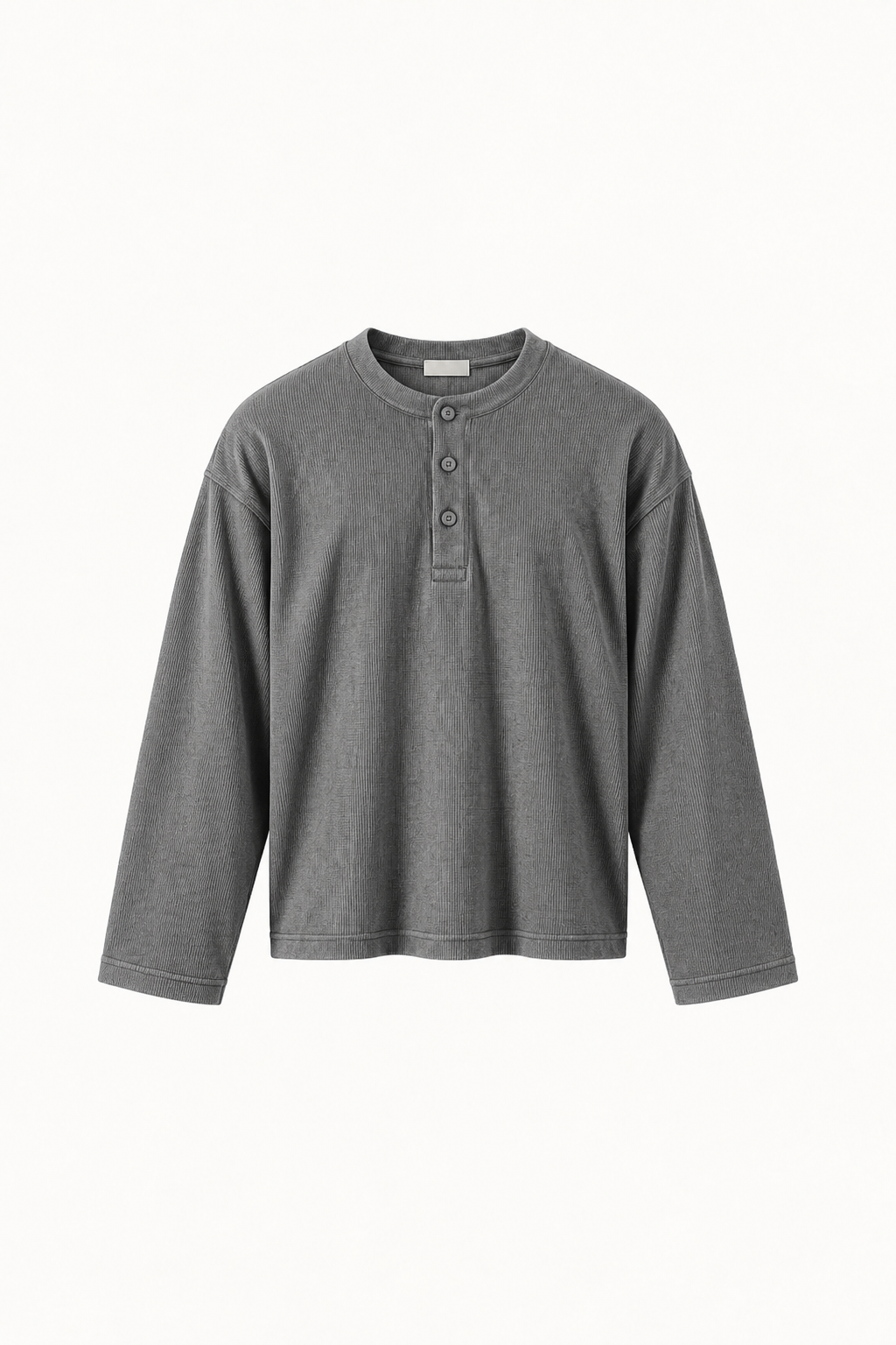 Grey Soft Serafino Longsleeve
