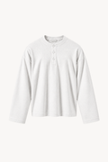 White Soft Serafino Longsleeve