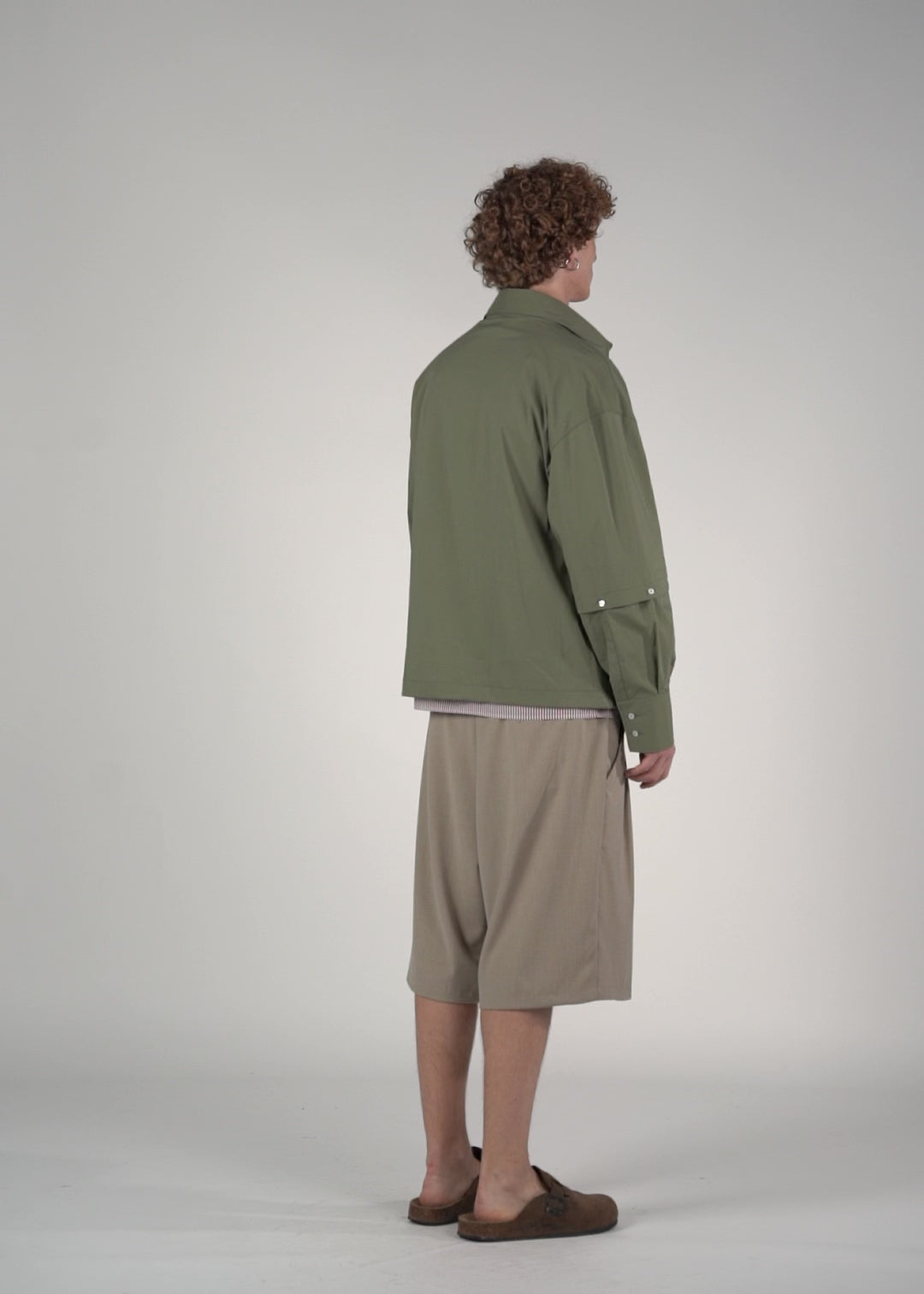 Camicia 2IN1 verde