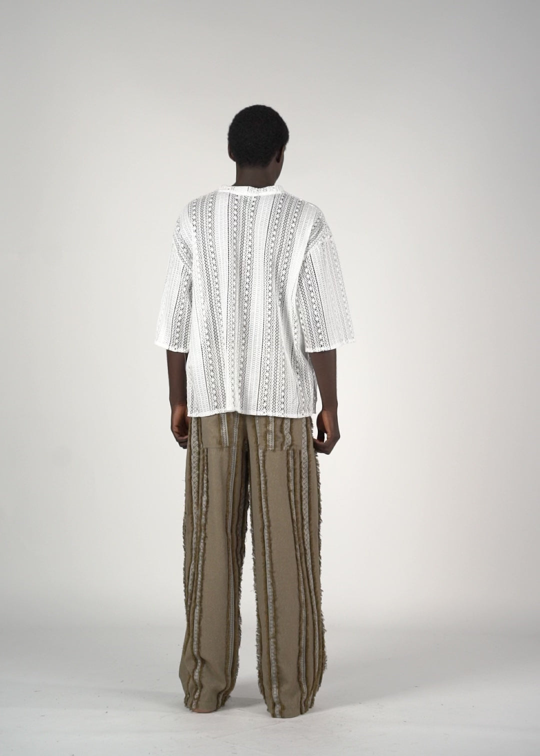 T-shirt etnica bianca