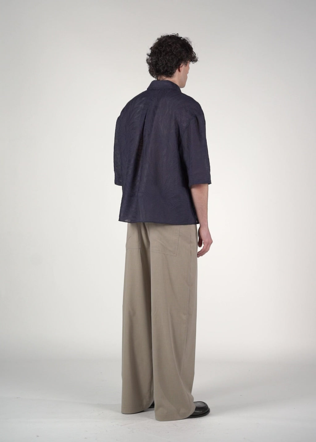 Camicia fillen M/C blu